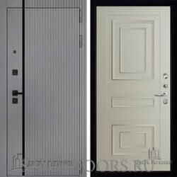 Дверь входная Двери Регионов Президент Лайн Силк титан Florence 62001 Серена светло-серый
