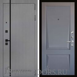 Дверь входная Двери Регионов Президент Лайн Силк титан Perfecto barhat grey