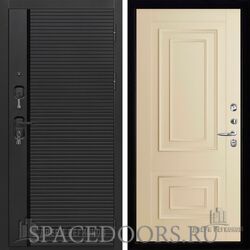 Дверь входная Двери Регионов Президент стайл черная шагрень Florence 62002 сирена керамик
