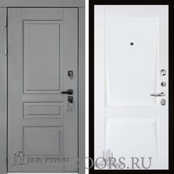 Дверь входная Двери Регионов Сенатор плюс Solid Perfecto Perfecto barhat white