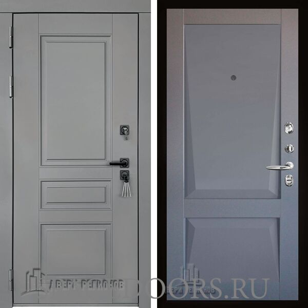 Дверь входная Двери Регионов Сенатор плюс Solid Perfecto barhat grey