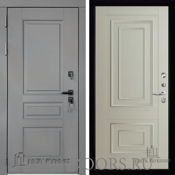 Дверь входная Двери Регионов Сенатор плюс Solid Florence 62002 Серена светло-серый