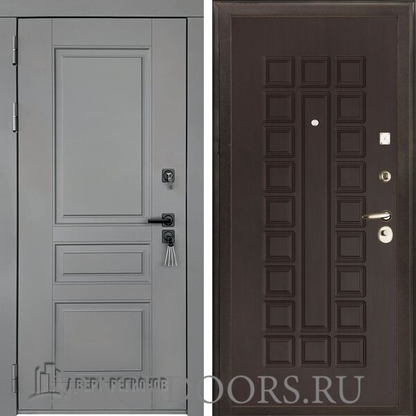 Дверь входная Двери Регионов Сенатор плюс Solid Стандарт А-002 Венге