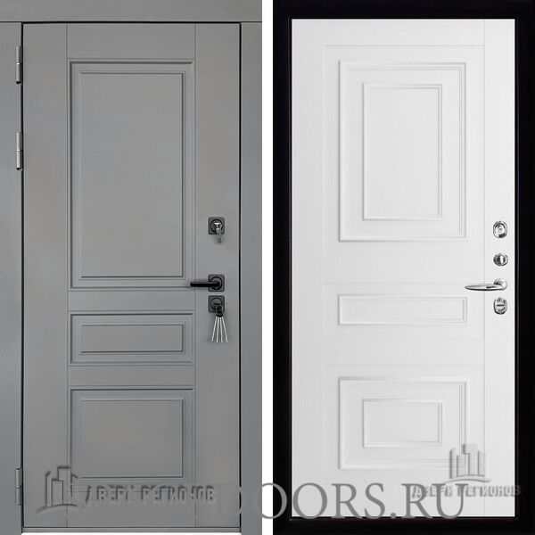 Дверь входная Двери Регионов Сенатор плюс Solid Florence 62001 Серена белая