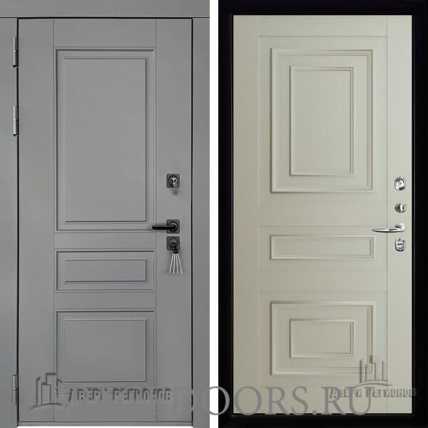 Дверь входная Двери Регионов Сенатор плюс Solid Florence 62001 Серена светло-серый