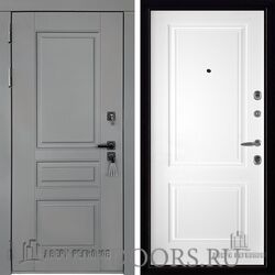 Дверь входная Двери Регионов Сенатор плюс Solid Perfecto Богемия эмаль белая