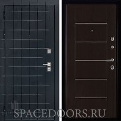 Дверь входная Двери Регионов Сенатор плюс Albero black Лайт MD-003 Венге