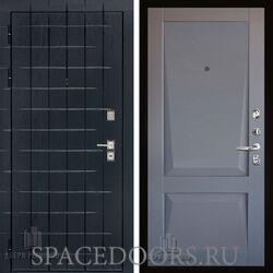 Дверь входная Двери Регионов Сенатор плюс Albero black Perfecto barhat grey