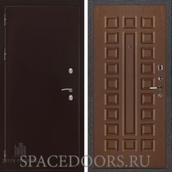 Дверь входная Двери Регионов Термо 3 Антик Медь Стандарт А-002 Орех