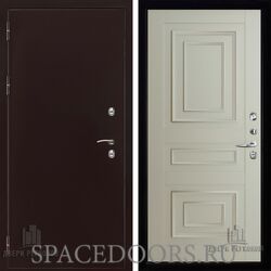 Дверь входная Двери Регионов Термо 3 Антик Медь Florence 62001 Серена светло-серый