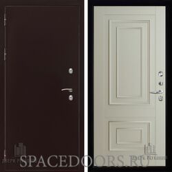 Дверь входная Двери Регионов Термо 3 Антик Медь Florence 62002 Серена светло-серый