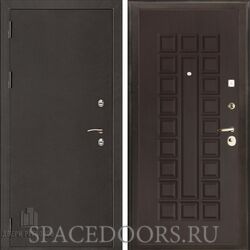 Дверь входная Двери Регионов Термо 3 Антик Темное Серебро Стандарт А-002 Венге