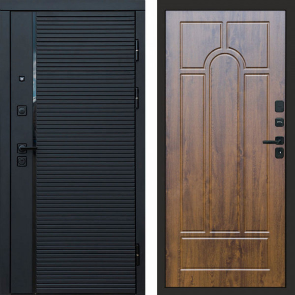 Входная дверь Termo-Door Black Line - Арка дуб