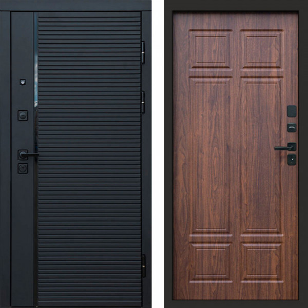 Входная дверь Termo-Door Black Line - Без серии Орех премиум