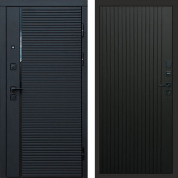 Входная дверь Termo-Door Black Line - Flat Черный кварц