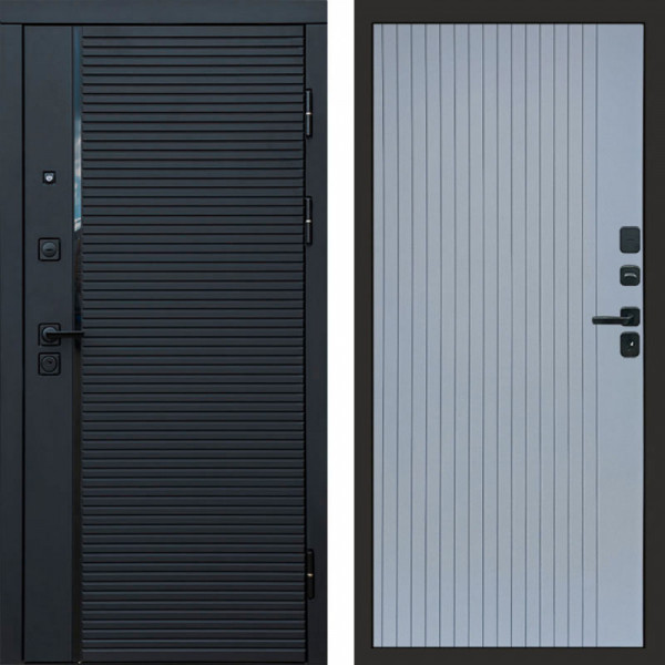 Входная дверь Termo-Door Black Line - Flat Grey софт