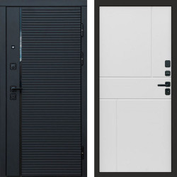 Входная дверь Termo-Door Black Line - Горизонт белый