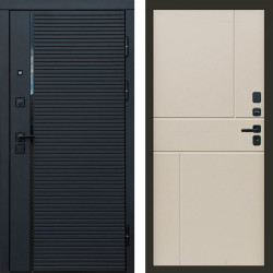 Входная дверь Termo-Door Black Line - Горизонт Слоновая кость