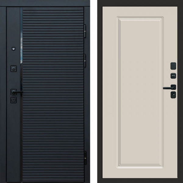 Входная дверь Termo-Door Black Line - Гранд Слоновая кость