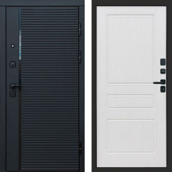 Входная дверь Termo-Door Black Line - Классика белое дерево