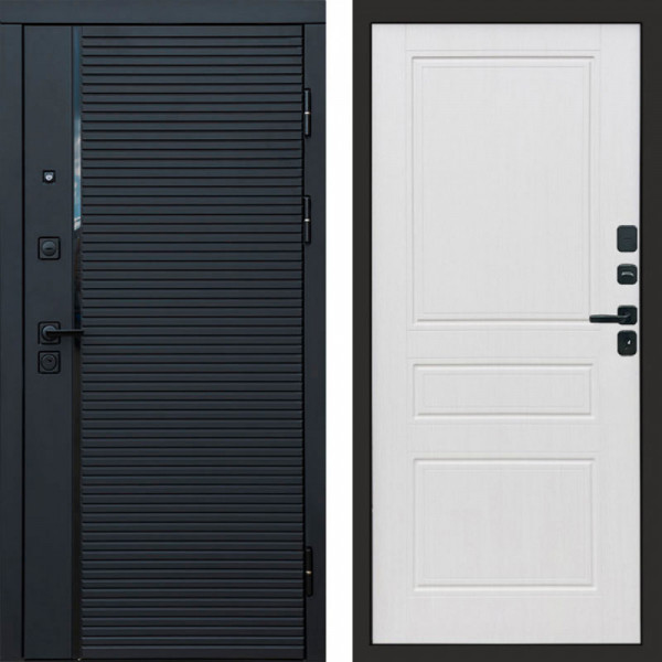 Входная дверь Termo-Door Black Line - Классика белое дерево