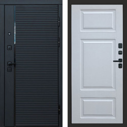 Входная дверь Termo-Door Black Line - Лион Белый софт