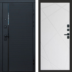 Входная дверь Termo-Door Black Line - Лучи белый