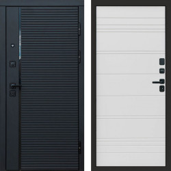 Входная дверь Termo-Door Black Line - Лучи White line
