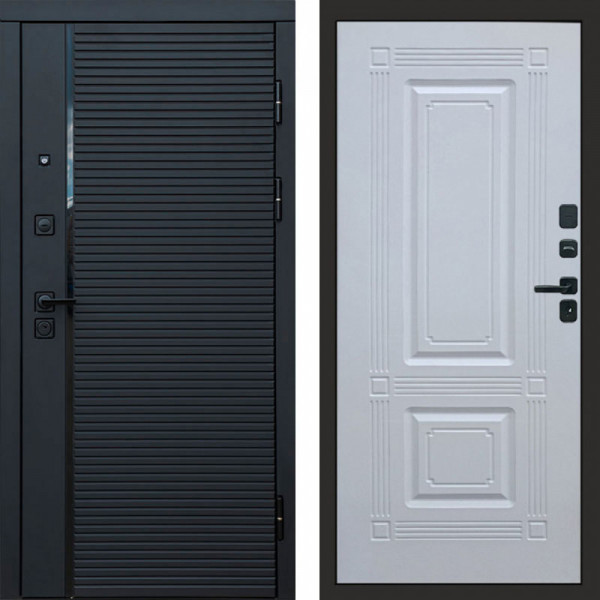 Входная дверь Termo-Door Black Line - Мадрид Белый софт