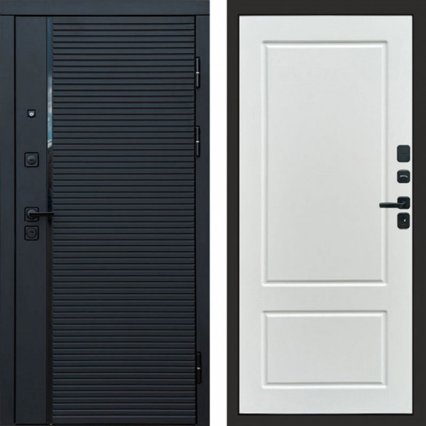 Входная дверь Termo-Door Black Line - Марсель Белый софт