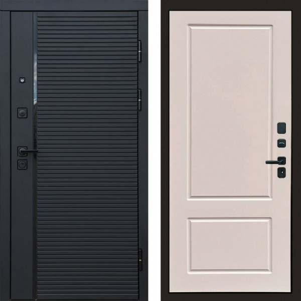 Входная дверь Termo-Door Black Line - Марсель Слоновая кость