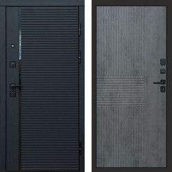 Входная дверь Termo-Door Black Line - Мастино Бетон темный