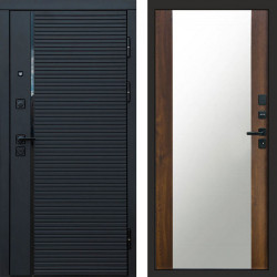 Входная дверь Termo-Door Black Line - Зеркало дуб