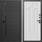 Входная дверь Termo-Door Блэк Лайн - Арка белое дерево