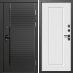 Входная дверь Termo-Door Блэк Лайн - Гранд Белый софт