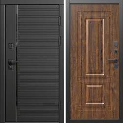 Входная дверь Termo-Door Блэк Лайн - Мадрид Дуб