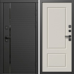 Входная дверь Termo-Door Блэк Лайн - Марсель Слоновая кость