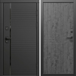 Входная дверь Termo-Door Блэк Лайн - Мастино Бетон темный