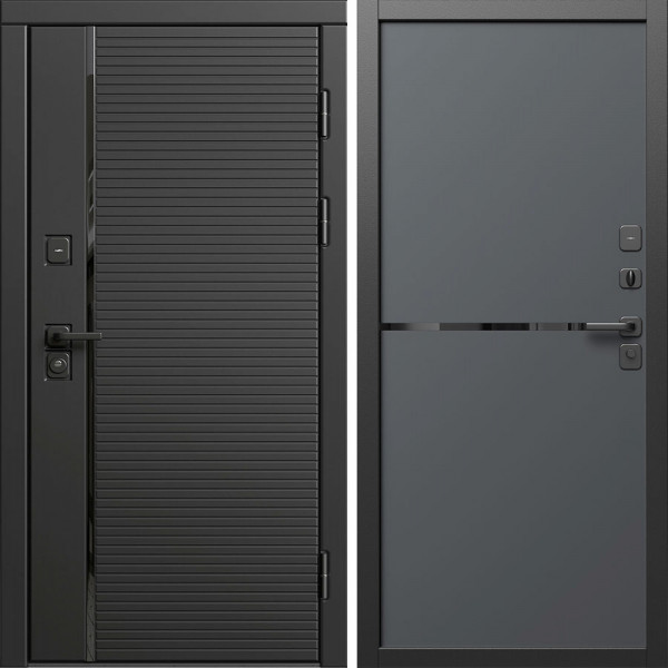 Входная дверь Termo-Door Блэк Лайн - Нео Графит
