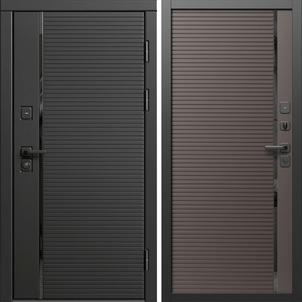 Входная дверь Termo-Door Блэк Лайн - Порте Шоколад