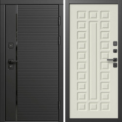 Входная дверь Termo-Door Блэк Лайн - Престиж бежевый матовый