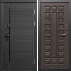 Входная дверь Termo-Door Блэк Лайн - Престиж венге