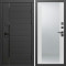 Входная дверь Termo-Door Блэк Лайн - Зеркало белый софт