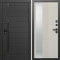 Входная дверь Termo-Door Блэк Лайн - Зеркало Люмис Соновая Кость