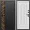 Входная дверь Termo-Door Браш - Арка белое дерево