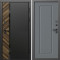 Входная дверь Termo-Door Браш - Гранд Grey софт