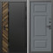 Входная дверь Termo-Door Браш - Лион Grey софт