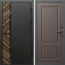 Входная дверь Termo-Door Браш - Марсель Шоколад