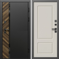 Входная дверь Termo-Door Браш - Марсель Слоновая кость