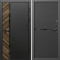 Входная дверь Termo-Door Браш - Нео Black